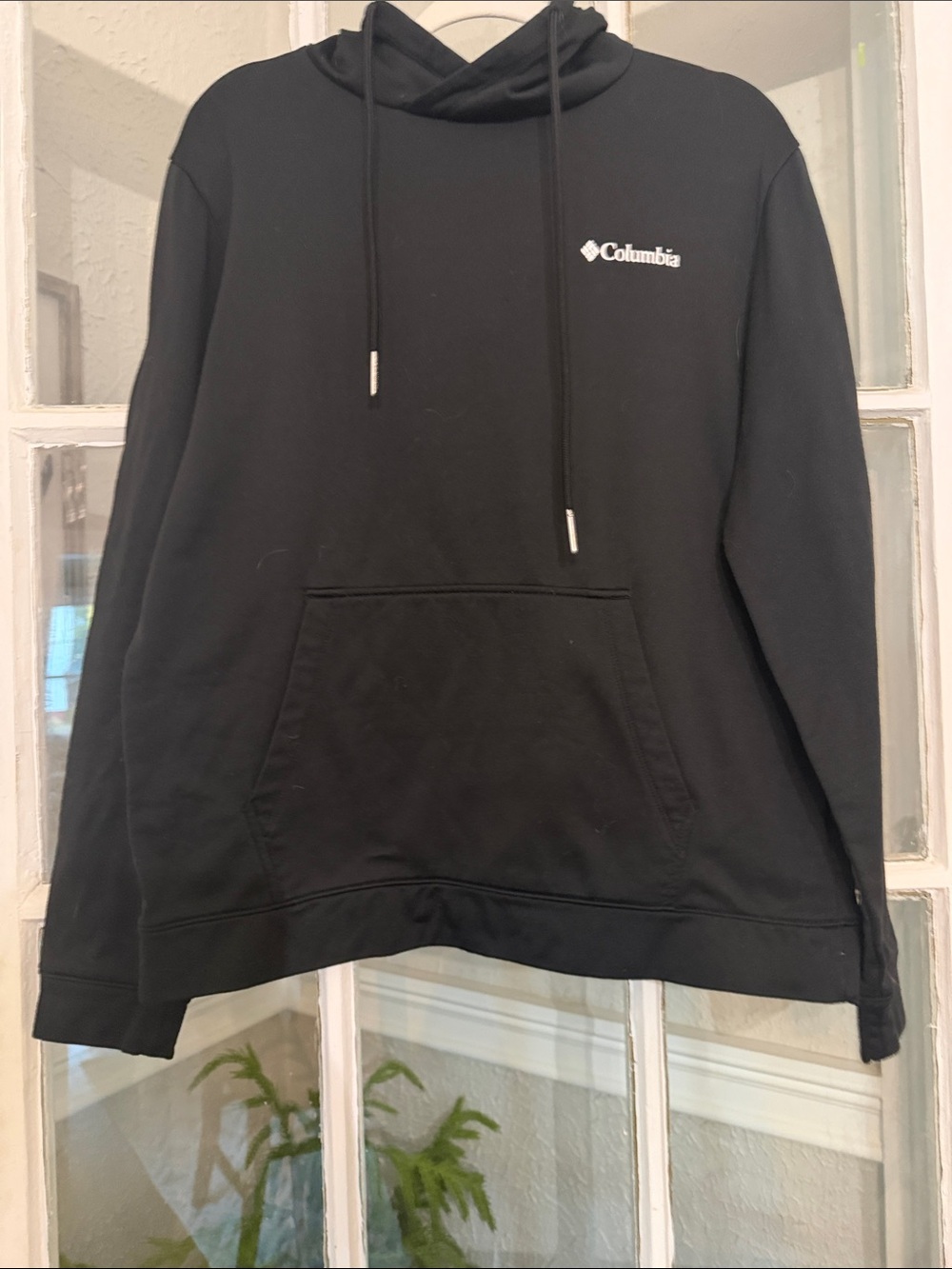 Columbia Men’s Black Crewneck Hoodie Pullover